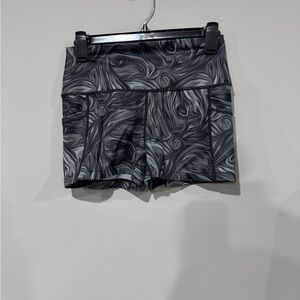 CVG 2.5" Inseam Swirl Marble Athletic Shorts - Squat Proof - Size Small